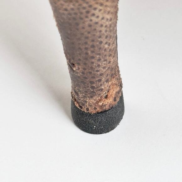 Isola Pisces Ruched Bootie Heels Shimmery Brown Lizard Pattern 9.5 - Picture 9 of 13